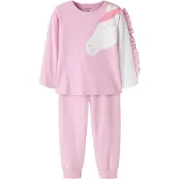 Name it Nachtkledij 'NMFRETEQ' pink / rosa / wit