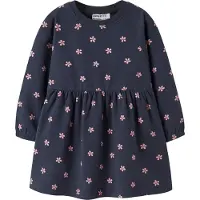 Name it MINI - NMFVOLTA LS SWE DRESS BRU Meisjes Jurk