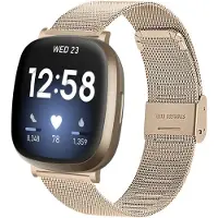 INF Fitbit Versa 3 / Sense armband RVS Goud