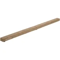 HOMCOM evenwichtsbalk - grenenhout, polyester - bruin - 210 x10x6,5 cm