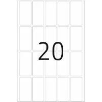 Herma Etiket 2400 19x40mm wit 640 stuks - 3 stuks
