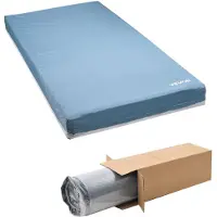 OEM VEVOR verzorgingsmatras, draagvermogen 204 kg, medisch meerlaags schuimmatras, waterdicht, voor de behandeling van decubitus in verzorgingstehuizen en thuiszorg, afmetingen 2030x914x153 mm