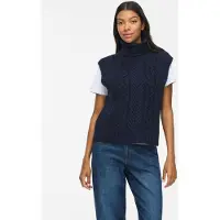 Vila Viopa Gebreide Col Gilet M EU dames