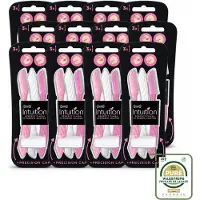 Wilkinson 12 x Intuition - Navulmesjes - Wenkbrauw Shaper - Precisie - 3 mesjes - Wasstrips - Wenkbrauw Shaper - Wenkbrauw Vormen - Haartjes Verwijderen - Exfoliatie - Huid Verzorging