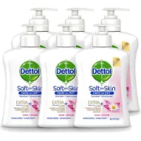 Dettol 6 x - Handzeep - Antibacterieel - Hydraterend - Kamille - 250 ml - Voordeelverpakking - 6 stuks