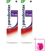 Parodontax 2 x – Tandpasta – Ultra Clean – 75 ml - Bulkverpakking - Tandpasta - Douchemop - Tandplak