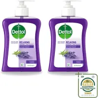 Dettol 2 x – Wasgel Handzeep – Lavendel – 250 ml - Wasstrips - Handwas - Handhygiëne - Antibacteriële Handzeep - Handen Verzorgen - Huid Verzorgen