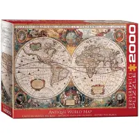 Sonstige Verlage Oude wereldkaart, puzzel van 2000 stukjes