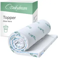 Nivion Matrastopper 80x200 cm – Traagschuim – Zacht ligcomfort – 5 cm – Aloe Vera – Topper