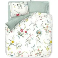 Pip studio Dekbedovertrek Fleur Grandeur White 240x200/220