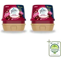 Glade 2 x - Badkamer Gel - Luscious Kers & Pioenroos - 180 g - Grootverpakking - Vaatwasstrips - Geur Gel Badkamer - Bloemige Geur - Frisse Geur - Kersen En Pioenrozen - Geur In Huis