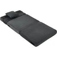 HOMCOM Slaapfauteuil 2-in-1, opvouwbaar, zonder armleuningen, slaapbank met kussen, corduroy-look