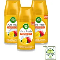 Air Wick 3 x Freshmatic - Luchtverfrisser Navulling - Tropische Mango - 250ml - Grootverpakking - Vaatwasstrips - Tropische Mango - Geurverspreider - Geur - Luchtverfrisser - Navulling