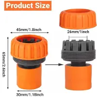 Markenlos Dailygoods - Waterslangaansluiting. Goede afdichting. Slangaansluiting - 1 inch - 5 stuks - Duurzaam PP-materiaal - Bestand tegen hitte en kou