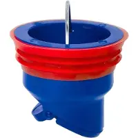 Markenlos Afvoergat voor douche met geurfilter en een rubberen afdichting die geuren neutraliseert, met een PVC-afvoer van 35-42 mm, inclusief schroef en kern voor een optimale waterafvoer