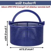Markenlos Vervangingsfiltermand voor zwembadfilters, ideaal voor het verwijderen van bladeren en vuil, diameter 14 cm, efficiënt en duurzaam