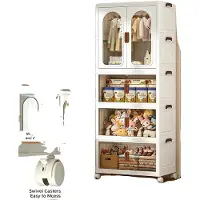 OEM Opbergbox, multifunctioneel, opvouwbaar design, wit - 68-4