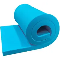 Merkloos Elzusha- Schuimplaat Flexibel PolyurethanSchuimrubber - Hoge Dichtheid - Stevige/Verstelbare Schuimplaat - Kussens/Banken/Bedden - Maat: 200 x 50 x 2,5 cm - vertragend - Schuim