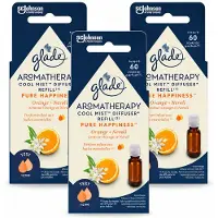Glade 3 x - Mistnavulling Pure Happiness - Aromatherapie - 17,4 ml - Voordeelverpakking - 3 stuks