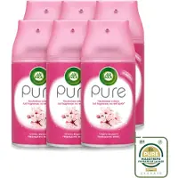 Air Wick 6 x - Luchtverfrisser Navulling - Kersenbloesem - Automatische Spray - 250 ml - Wasstrips - Kersenbloesem - Geur - Luchtverfrisser - Essentiële Oliën - Geurverspreiding