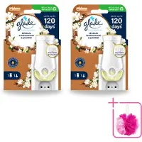 Glade 2 x - Houder Elektrische Olie - Sensual Sandelhout Jasmijn - Bulkverpakking - Geurhouders - Douchemop - Geur