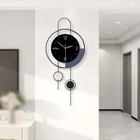 Merkloos Solidchoice - Grote Moderne Wandklok voor Woonkamer en Keuken