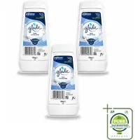 Glade 3 x - Gel - Pure Clean Linen - 150 g - Grootverpakking - Vaatwasstrips - Luchtverfrisser - Linnengeur - Geurverspreider - Frisse Geur - Geur In Huis