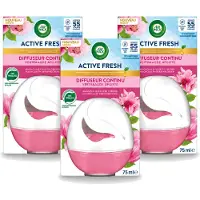 Air Wick 3 x – Luchtverfrisser – Deco Sphere Magnolia & Kersenbloesem – 75 ml - Voordeelverpakking - 3 stuks