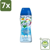 Dreft 7 x - Ultimate Care - Wasverzachter - Geurbooster - Gekleurde Was - Blauwe Droom - 15 Wasbeurten - Grootverpakking - Wasverzachter - Geur - Wasmiddel - Blauwe Geur - Kleurbescherming