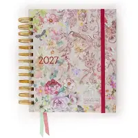 Paperclip Desk Agenda Bloemen Roze 2027 –