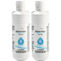 Dripio Waterfilter LT1000p, 2 stuks, vervanging voor Kenmore 9980