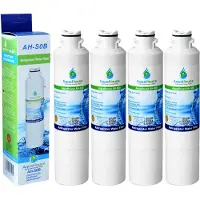 Dripio 4-delige waterfilterset voor Samsung koelkasten, compatibel met DA29-00020B