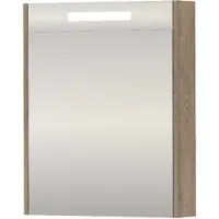 Proline SPK Premium Spiegelkast LED 60x14x74 cm Raw Oak