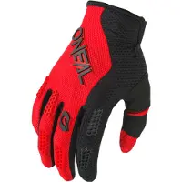 O'Neal Element Racewear Zwart Rood Kinder Motorcross Handschoenen Maat XL