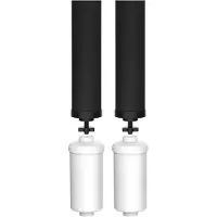 Dripio Waterfilterset, 4 stuks, zwart, voor zwaartekrachtsystemen
