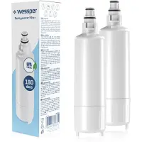 Dripio Waterfilter voor koelkast, 2 stuks, BPA-vrij, compatibel met Panasonic