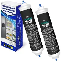 Dripio 2 stuks waterfilter voor koelkast, origineel onderdeelnummer C00379989