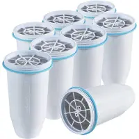 Dripio Waterfilterpatronen, 8 stuks, verwijderen 99,9% van lood, chloor en fluoride