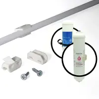 Dripio Waterleidinghouder, 36 stuks, 1/4 inch (6,35 mm), montageset