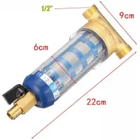 Dripio Waterfilter, sedimentfilter, 1/2 inch schroefdraad (buitendraads), 40 micron
