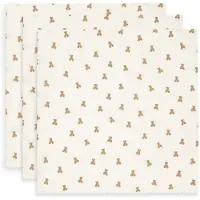 Jollein Hydrofiele Doek Small 70x70cm Mini Teddy Bear (3pack)