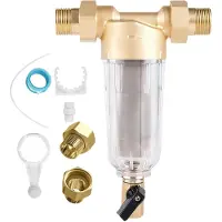 Dripio Waterfilter, herbruikbaar, 1-inch spoelfilter, sedimentfilter