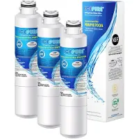 Dripio Waterfilter, 3-delig, compatibel met DA29-00020B, wit