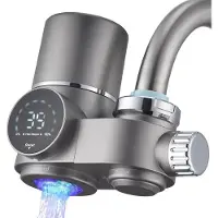 Dripio Waterfilter voor spoelbakken, met LED-display, vermindert chloor en zware metalen