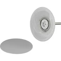 LINDBY LED-uplighter vloerlamp Ragna, dimbaar, Woon-/ Eetkamer, metaal, Modern, LED vloerlamp