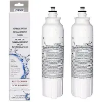 Dripio 2-pack koelkastwaterfilters LT800P, gecertificeerd volgens NSF 42 en 53
