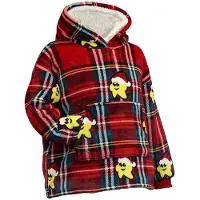 Unique living - Hoodie Xmas Lucy - 60x67cm - Rood