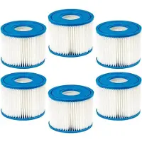 Markenlos Set van 6 filters voor Intex PureSpa type S1 - Ideaal voor opblaasbare zwembaden, met verwisselbare filterpatronen en hoogwaardige filtratie