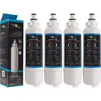 Dripio Waterfilters voor Panasonic koelkasten, set van 4