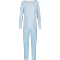 Mey Pyjama Serie Simple Stripes Alice Blue | Maat 48